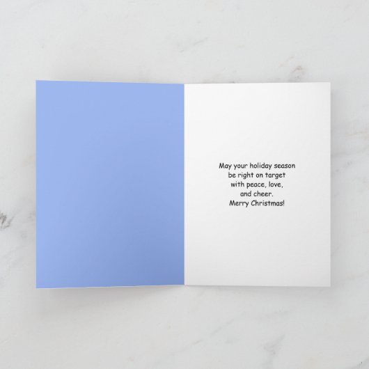 Santa Claus Spelen Disc Golf met Rendieren Kaart (Binnen)