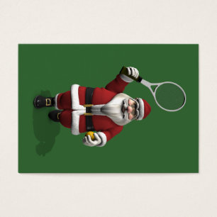 Santa Claus-speltennis Visitekaartjes