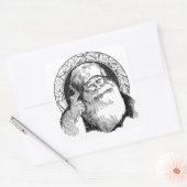 Santa Claus SQUARE STICKER (Envelop)