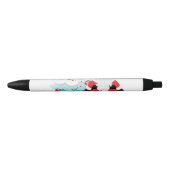 Santa Claus Square Zwarte Inkt Pen (Voorkant)