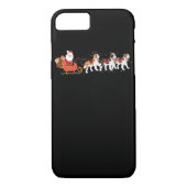 Santa Claus St Bernard Dog Reindekerst Case-Mate iPhone Case (Achterkant)