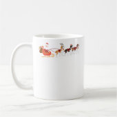 Santa Claus St Bernard Dog Reindekerst Koffiemok (Links)