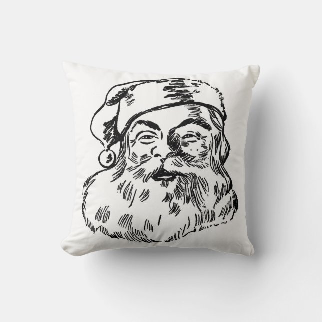 Santa Claus St. Nickolas kerstfeestdag Kussen (Voorkant)