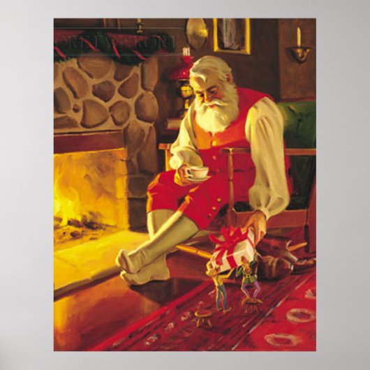 Santa Claus-St. Nikolaus Poster (Voorkant)