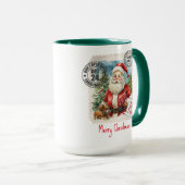  Santa Claus Stamp Combo Mok, 15 oz Mok (Voorkant rechts)
