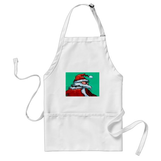 Santa Claus Standaard Schort (Voorkant)