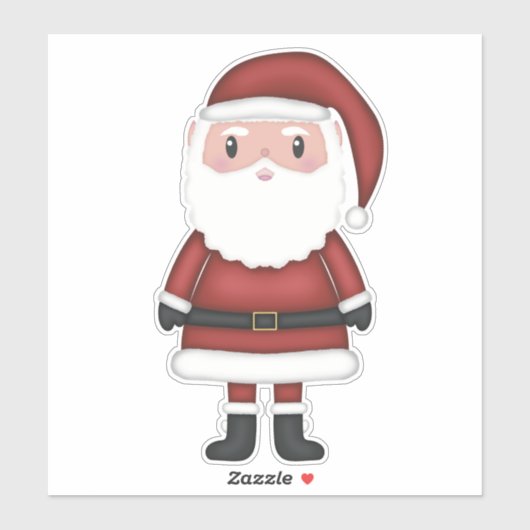 Santa Claus Sticker (Vel)
