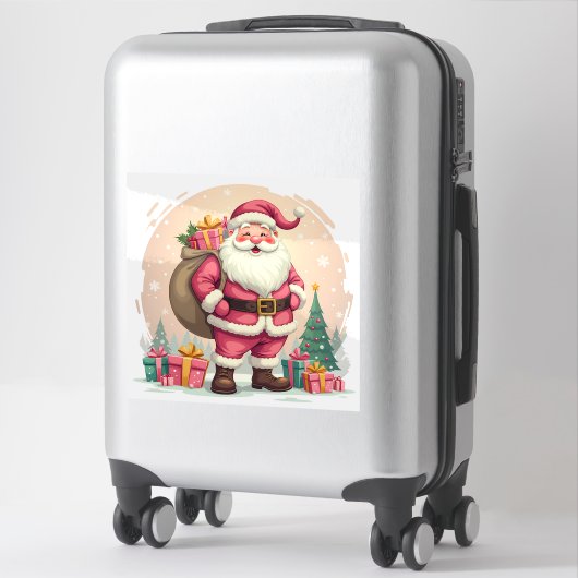 Santa Claus Sticker (Koffer)