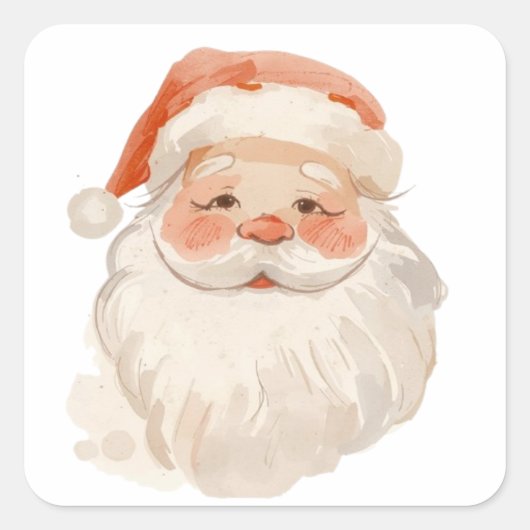 Santa Claus Sticker  (Voorkant)