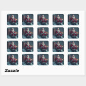 Santa Claus Stickers (Vel)