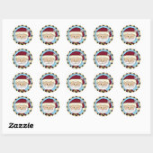 Santa Claus Stickers (Vel)