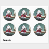 Santa Claus Stickers (Vel)