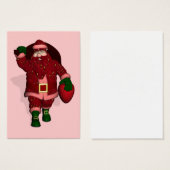 Santa Claus Strawberries Farmer Visitekaartjes (Voorkant /achterkant)