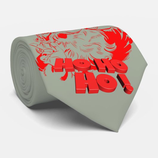 Santa Claus Stropdas (Opgerold)