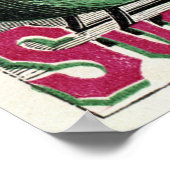 Santa Claus Sugar Plums - Vintage Kerstmis Poster (Hoek)