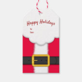 Santa Claus Suit Cadeaulabel (Voorkant)