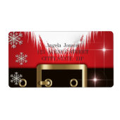 Santa Claus Suit Etiket (Voorkant)