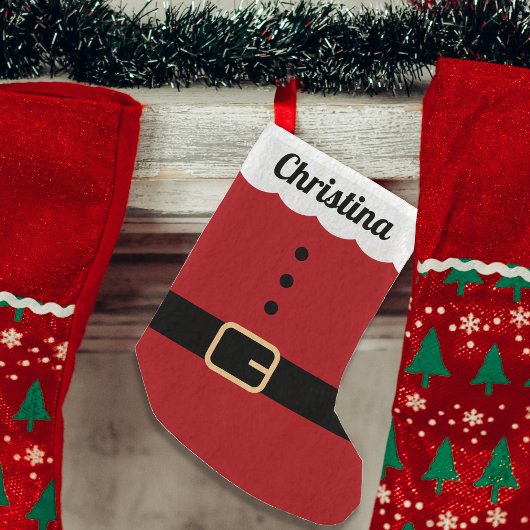 Santa Claus Suit Kleine Kerstsok