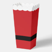 Santa Claus Suit Vrolijke Kerstpopcorn Bedankdoosjes (Achterkant)
