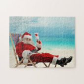 Santa Claus Summer Legpuzzel (Horizontaal)