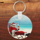 Santa Claus Summer Sleutelhanger (Voorkant)