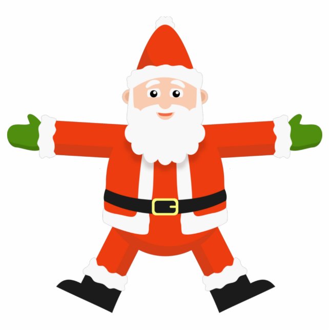 Santa Claus Super Starr Fotobeeldje Ornament (Voorkant)