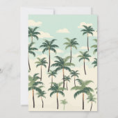 Santa Claus Surfer Cartoon Illustratie Kaart (Achterkant)