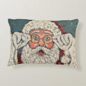 Santa Claus Surprise Accent Kussen (Achterkant)