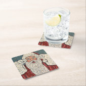 Santa Claus Surprised Kartonnen Onderzetters (Insitu)