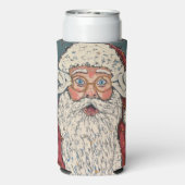 Santa Claus Surprised Seltzer Blikjeskoeler (Seltzer Achterkant)