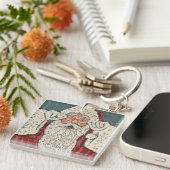 Santa Claus Surprised Sleutelhanger (Voorkant Rechts)