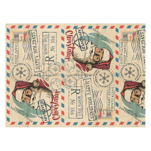 Santa Claus Tablecloth Tafelkleed (Voorkant (Horizontaal))