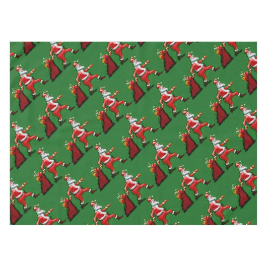 Santa Claus Tafelkleed (Voorkant (Horizontaal))
