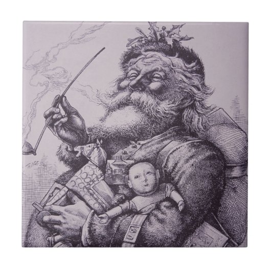 Santa Claus Tegeltje (Voorkant)