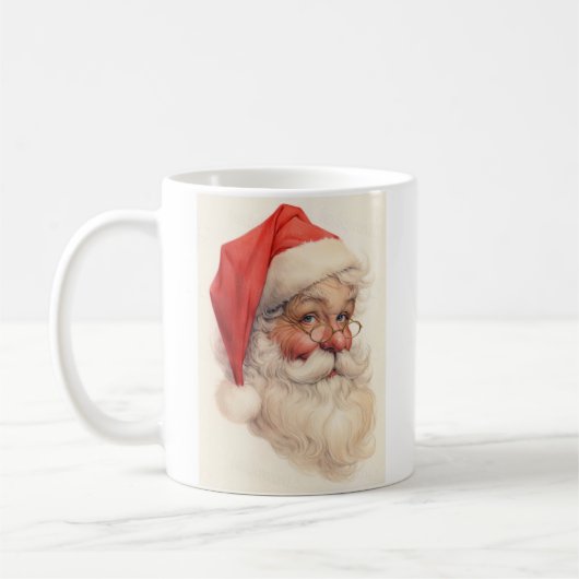 Santa Claus tekening Koffiemok (Links)