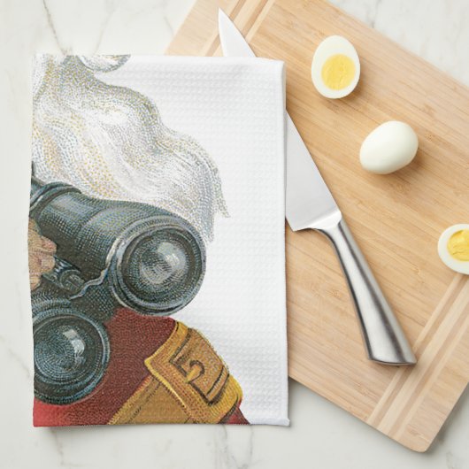 Santa Claus Theedoek (Quarter Fold)