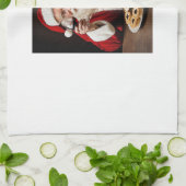 Santa Claus theedoek (Gevouwen)