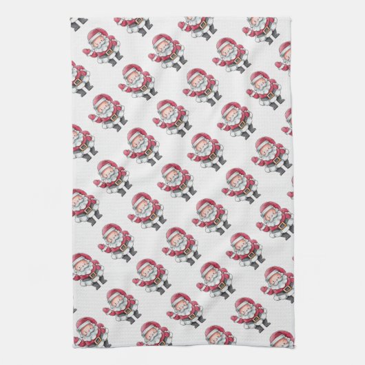 Santa Claus Theedoek (Verticaal)