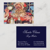 Santa Claus thuis Visitekaartje (Voorkant / Achterkant)