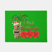 Santa Claus Tiki Mele Kalikimaka Deurmat (Voorkant)