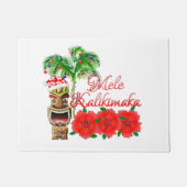 Santa Claus Tiki Mele Kalikimaka Deurmat (Voorkant)
