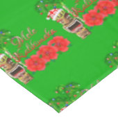 Santa Claus Tiki Mele Kalikimaka Tafelkleed (Gekanteld)