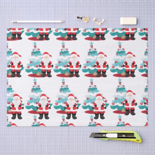 Santa Claus Tissuepapier (Craft)