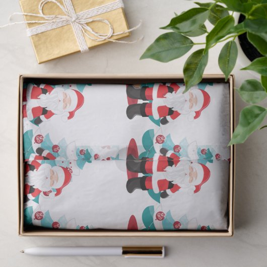 Santa Claus Tissuepapier (Geschenk)