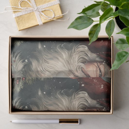 Santa Claus Tissuepapier (Geschenk)