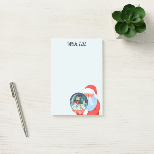 Santa Claus Town in Wereldbol Post-it® Notes (Kantoor)