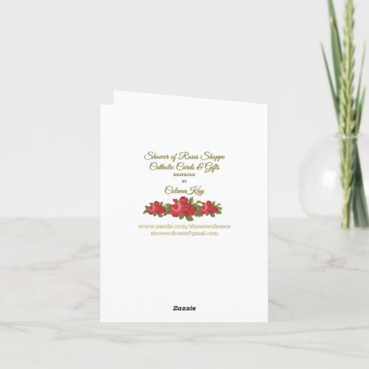 Santa Claus Toys en Amerikaanse vlag Feestdagen Kaart (Achterkant)