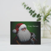 Santa Claus Traditioneel Briefkaart (Staand voorkant)