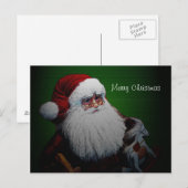 Santa Claus Traditioneel Briefkaart (Voorkant / Achterkant)