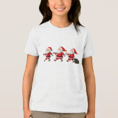 Santa Claus Tri-Blend Shirt (Voorkant)